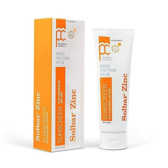 Solbar Zinc Sun Protection Cream SPF 38 4 oz (Pack of 6)