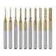 thumbnail image 2 of Juego de 10 cortadores, carburo, plata/oro, 2 of 4