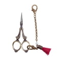 thumbnail image 2 of Tnarru Embroidery Scissors Fabric Sewing Cutting Shears Sharp Portable Art Work Retro Design Manual Tailor Scissors Sewing Accessory A, 2 of 8