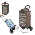 thumbnail image 1 of dbest products DBEST-01-563 Sac à Linge Chariot Chariot Dolly avec Roues, Brun, 1 of 6