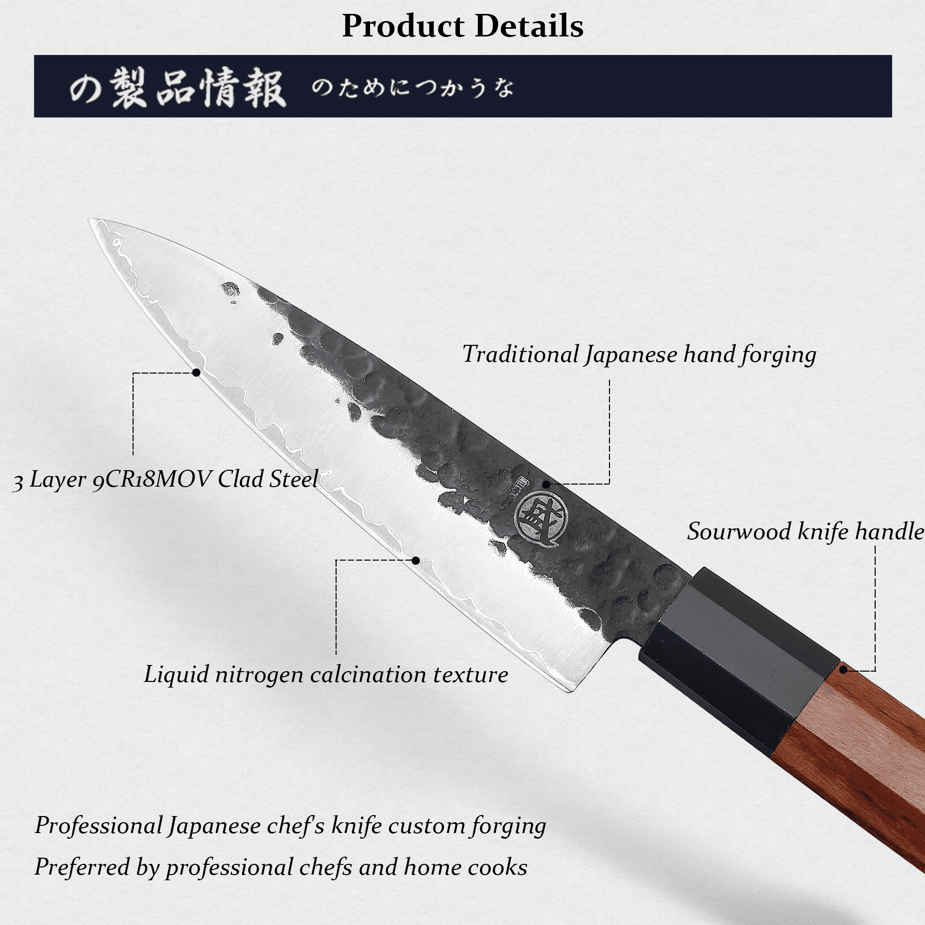 MITSUMOTO SAKARI 5.5 inch Japanese Paring Knife, High Carbon Steel Fruit and Vegetable Knife