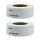 thumbnail image 1 of 2x 125pcs Autoadhesivo Extraíble Congelador de Almacenamiento de Alimentos Etiquetas Etiqueta 25x77mm, 1 of 9