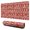 Red Christmas Knitted Pattern, variant on Red Christmas Pattern Extended Large Mouse Pad, Gaming Desk Pad with Non Slip Base & Stitched Edges, Durable Stable Gifts for Birthday Christmas Thanksgiving,31.5"x11.8"