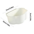 thumbnail image 3 of Werulen Kitchen Appliance Storage Up To 65% Off White Plastic Storage Bins For Pantry Organization With Four Handles, 3 of 6