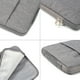 thumbnail image 5 of Matsuzay Bolsa para portátil de 15 pulgadas, reutilizable, lavable, con asa, cremallera protectora, Color sólido, multibolsillo, bolsa de Almacenamiento y organización del hogar Violeta, 5 of 6