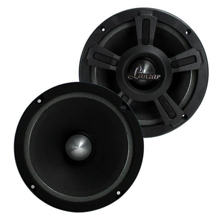 LANZAR OPTI6MI 6.5" 1000W Car Mid bass Mid Range Audio Speakers PAIR