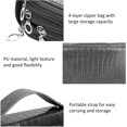 thumbnail image 3 of GHSDFBB Deluxe PU Leather Pencil Case with Zipper Closure, Croco Grey, 200 Count, 3 of 7