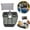 Grey, variant on HonestMatter Pool Floating Table, Adjustable Tray with Cup Holder and Phone Stand, Hot Tub Accessories for Drinks and Phones, 10.6 Inch, Gray