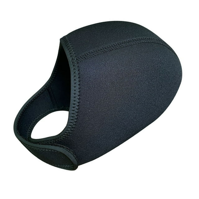 kurtrusly Dive Into Comfort Adjustable Swim Cap Stay Warm In Cold Water Thermal Protection Premium Black