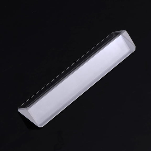Pocket Prism K9 Optical Glass Triangular Prism Optical Prisms Glass Physics Teaching Refracted Light Spectrum Rainbow