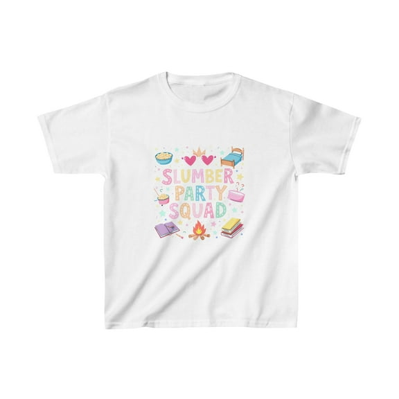 Slumber Party Squad Kids Cotton Tee
