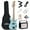 Light Green, variant on ADM 30 inch Kids Electric Guitar Beginner Kit, Junior 1/4 Size Mini Electric Wood Guitar for Children with Amplifier-Blue