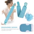 thumbnail image 3 of unbranded 3Ud Kit De Toallas De Con Guantes Para Exfoliar Y Limpiar Espalda Y Cuello, 3 of 6