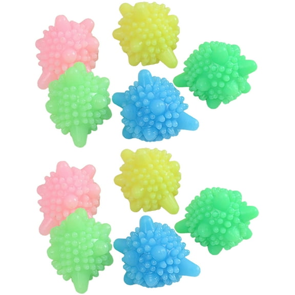 Kripyery 10Pcs Wash Ball Decontamination Anti-Winding Reusable Household Washing Machine Laundry Ball Household Supplies