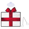 thumbnail image 3 of Christmas Window Porch Hanging Decor Home Decor Acrylic Gift Box Shape Sign, 3 of 8