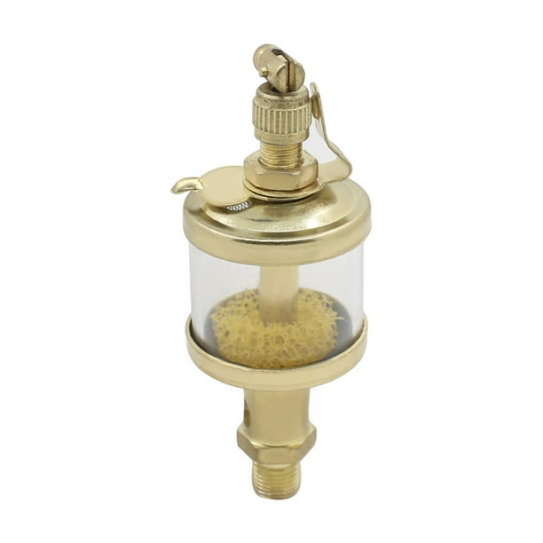 Brass Sight Gravity Drip Feed Oiler Lubricator Needle valve oil filling