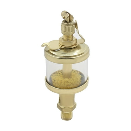 

Brass Sight Gravity Drip Feed Oiler Lubricator Needle valve oil filling cup M16X1.5mm OD63mm