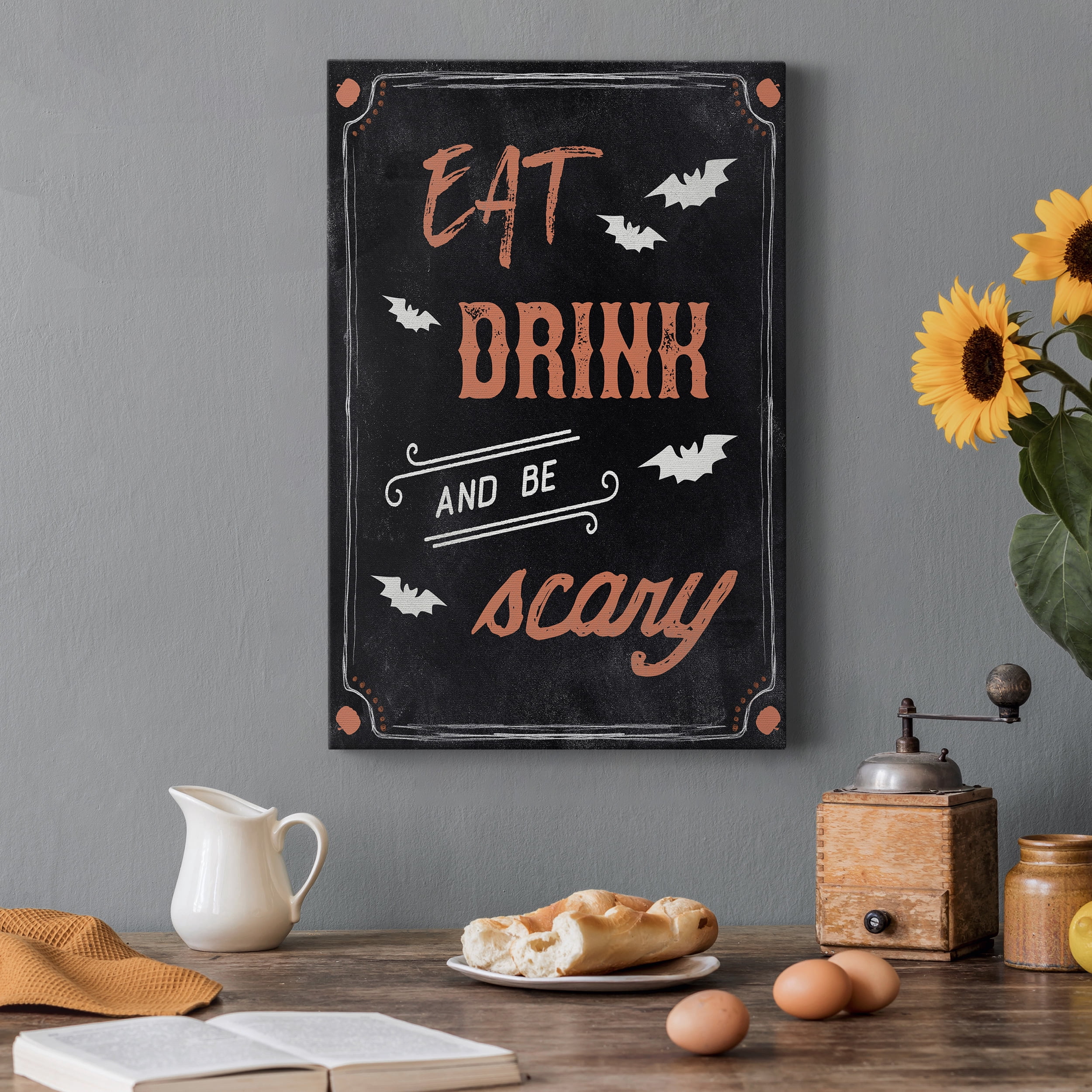 Be Scary Premium Gallery Wrapped Canvas - Ready to Hang - 24 x 36
