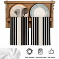 thumbnail image 6 of Black Beige Striped Microfiber Kitchen Towel, Modern Farmhouse Retro Lines Soft Absorbent Dish Towels, Quick Drying Washable Dishcloths for Kitchen Cleaning, Drying Dishes, 18x28 Inches, 6 of 9