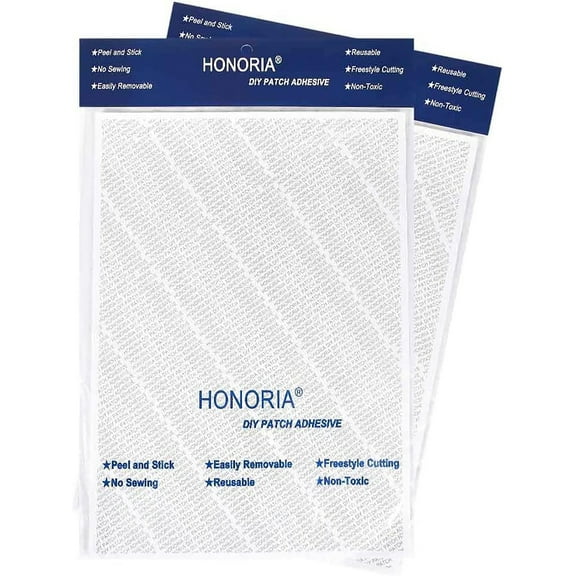 Saltnlight Freestyle Clear Adhesive Sewing Patch and Applique