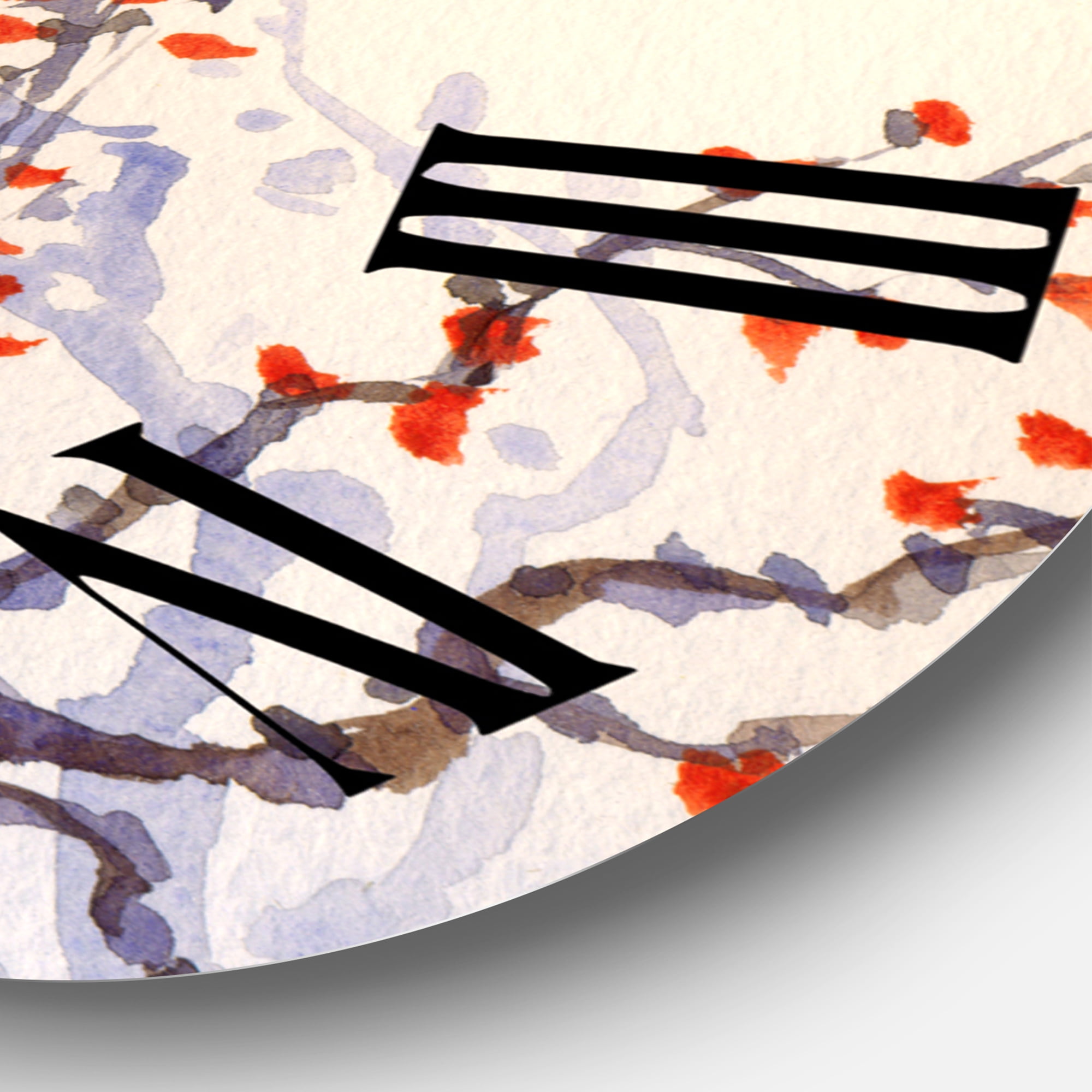 Designart 1 in Quartz Traditional Wall Clock