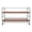 Brown with Black, variant on YOYTOO Desk Shelf Organizer, 2 Tier Desktop Organizers Storage Shelves Tabletop Bookshelf for Home Office, Black