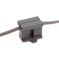 thumbnail image 4 of Novelty Lights SPT-2 Female Vampire Socket, 25 Pack Brown, Simple Slide-On Back, 10 Amp Rating for Indoor or Outdoor Use, Polarized Power Connector for Christmas Lights, 4 of 7