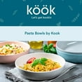 thumbnail image 6 of Kook 4-Pc Ceramic Pasta Bowl Set 40 Oz Stoneware Serving Bowls for Kitchen, Pale Blue, 6 of 9
