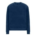thumbnail image 5 of Gytharion Men's Winter Sweatshirts Soft Comfy Long Sleeve Fleece Warm Sweatshirt Fall Solid Casual Crew Neck Pullover Top with Pocket, 5 of 8
