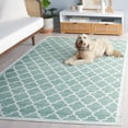 thumbnail image 5 of SAFAVIEH Arizona Shevon Trellis Polyester Area Rug, Sage/Ivory, 5' x 8', 5 of 13