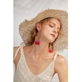thumbnail image 3 of Handmade Beaded Tassel Earrings - Statement Seed Bead Earrings, Boho Beaded Fringe Drop Earrings for Women, 3 of 9