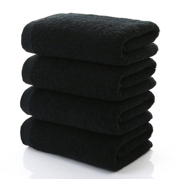 Pure Cotton Towel Hotel Quick Drying Large Towels Oversized Black Bath Luxury Hand