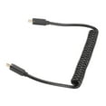 thumbnail image 1 of USB C To USB C Power Cable, 3A Quick Charging More Durable 10Gbps 4K 60hz USB C Cable Helical Spring Design  for Data Transmission Male Straight to Male Straight Plug,Male Side, 1 of 7