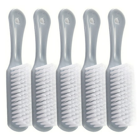 

ruhuadgb 5Pcs Laundry Brushes Soft Bristles Good Cleaning Effect PP Material Hanging Type Easy-to-Hold Sneaker Cleaning Brush Home Supplies
