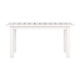 thumbnail image 4 of CorLiving Miramar Solid Hardwood Outdoor Slat Top Coffee Table, White, 4 of 7