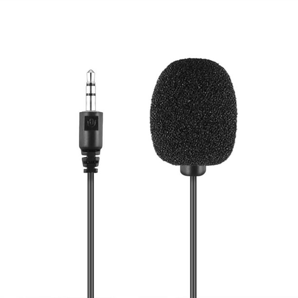 Professional Lapel Microphone Anti-Noise Hand-Free 3.5 MM Condenser Micophone For PC Laptop