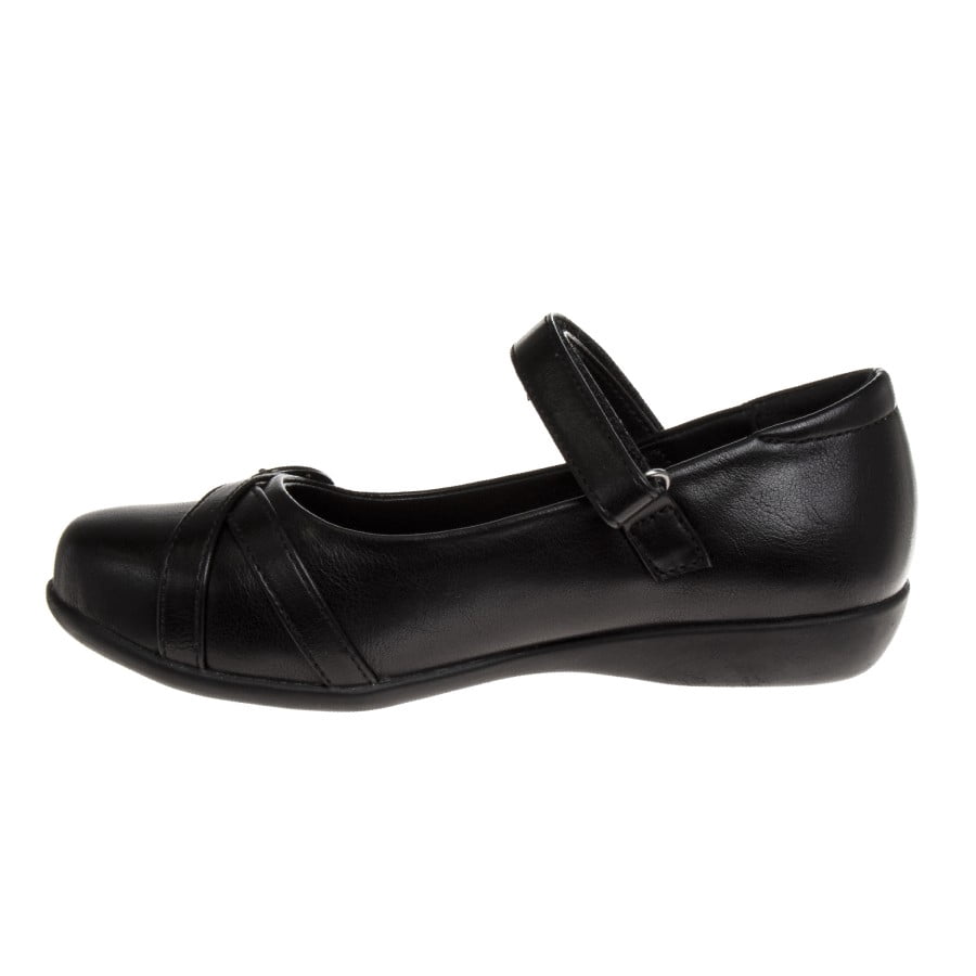 French Toast Little Kids Slip On Girls School Uniform Dress Shoes- Black, 4
