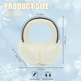 thumbnail image 2 of KOITHOT 2 Pcs Ear Muffs for Women, Foldable Fluffy Earmuffs with Headband, Multicolor Winter Outdoor Earmuffs, 2 of 6