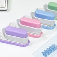thumbnail image 2 of 5 Sheets Capacity 5 Hole Paper Punches Ergonomic Handle for Refillable Notebook, 2 of 10