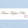 thumbnail image 2 of CafePress - Future Fighter Pilot Pink Heart Girl Infant Bodysu - Baby Light Bodysuit, Size Newborn - 24 Months, 2 of 4