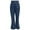 Blue, variant on Women's Solid Color Corduroy Temperament Women's Trousers Micro Lapels High Waist Casual Pants