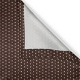 thumbnail image 5 of Ambesonne Abstract Grommet Curtain, Old Fashion Retro Dots, 50" x 108", Brown Beige, 5 of 6