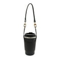 thumbnail image 2 of ZenCart Faux Leather Cup Cover Lanyard Portable Drink Holder Hot Cold Insulation Cup Cover Holder Traveling Cup Holder Beverage Tote Cruise Essentials, 2 of 8