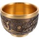 thumbnail image 2 of Taza de té decorativa, taza de té portátil de cobre, taza de té de estilo chino, taza para beber agua para el hogar, 2 of 6