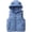 Blue, variant on Fozruso Winter Warm Jackets 18-24 Months,Girls Winter Coat Vest With Hood Kids Warm Quilted Jacket Stylish Casual Outerwear For Toddler And Children Suitable For Children 1 To 4 Old Black