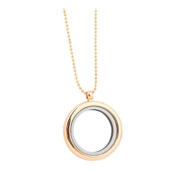 Miangastore 13Pcs Golden Glass Locket Pendant with Non Allergic Technology for Sensitive Skin