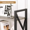 thumbnail image 4 of GAOMON Bookshelf, 5-Tier Large Industrial Bookshelf with Metal Frame, Open Display Shelves, Tall Modern Bookcase for Living Room, Home Office, Study, 4 of 8