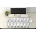 thumbnail image 2 of Abstract Art Computer Mouse Pad, Geometric Triangles Shaping Contemporary Mosaic Tiles Minimalism, Rectangle Non-Slip Rubber Mousepad X-Large, 35" x 15", Pale Taupe Charcoal Grey, by Ambesonne, 2 of 2