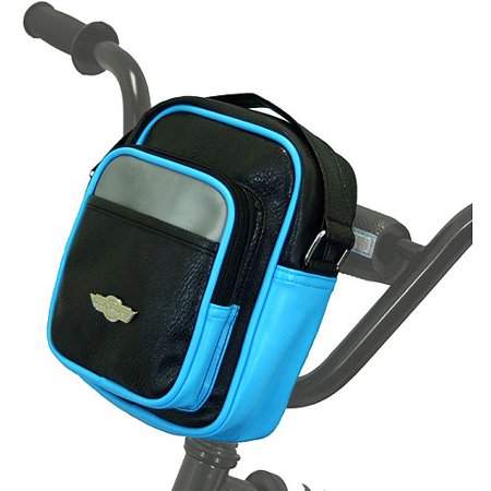 CycleAware Moto Case™ Handlebar Mounted Pack- Black/Blue FG