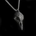 thumbnail image 2 of Viking Stainless Steel Carved Crow Pendant New Titanium Steel Men's Necklace Ornament, 2 of 2